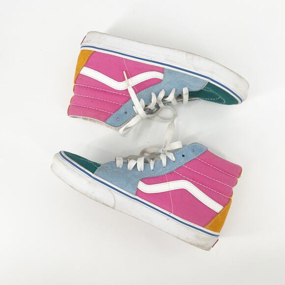 VANS SK8-Hi Colorblock High Top Skate Shoes - Picture 4 of 9